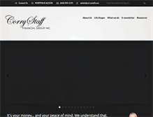 Tablet Screenshot of corrystaff.com